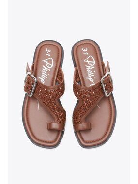 New 3.1 Phillip Lim Macrame Sandal Cocoa Sz 37